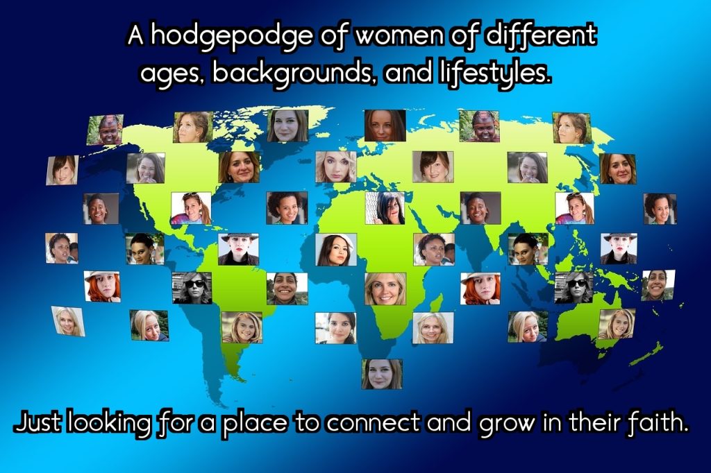 A Welcome map of women