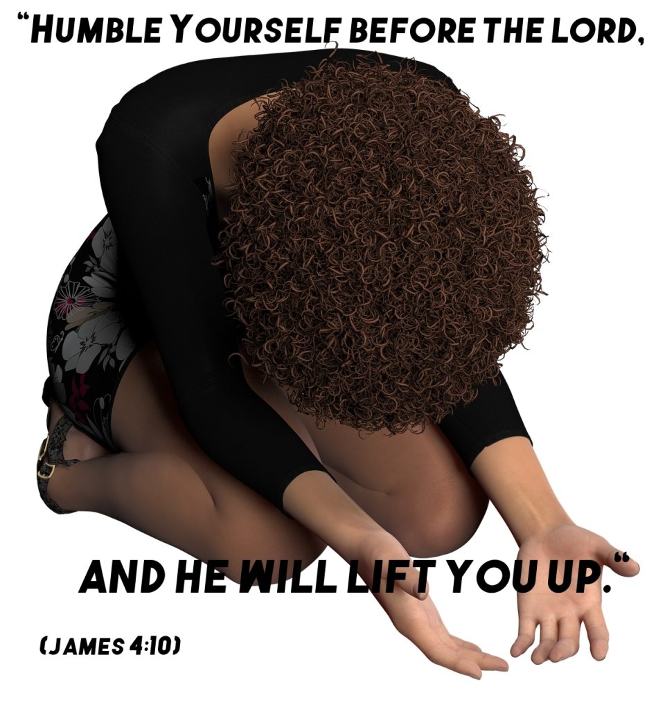 Woman Kneeling Before the Lord