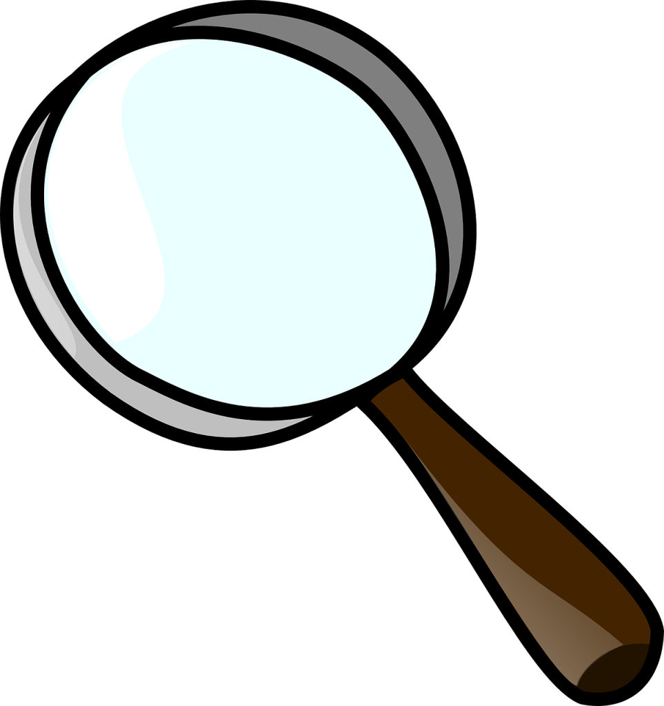 Magnifying Glass to search for hidden treasures when life is hard